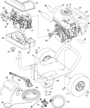 BDP3100 Pressure Washer Replacement Parts